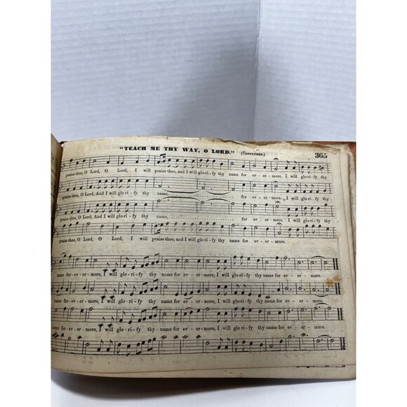 Vintage 1858 WILLIAM BRADBURY Jubilee: Collection Church Music Song Book - Picture 11 of 14